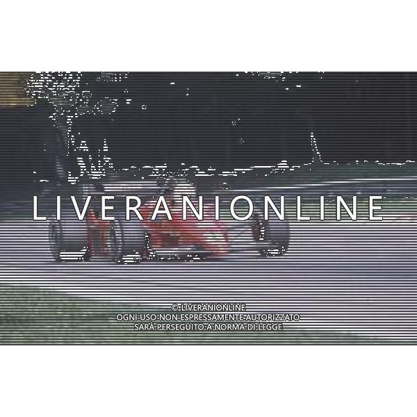 DIAP-RETROSPETTIVA RENE\' ARNOUX PILOTA F1 NELLA FOTO RENE\' ARNOUX NELL\'ANNO 1984 AG ALDO LIVERANI SAS