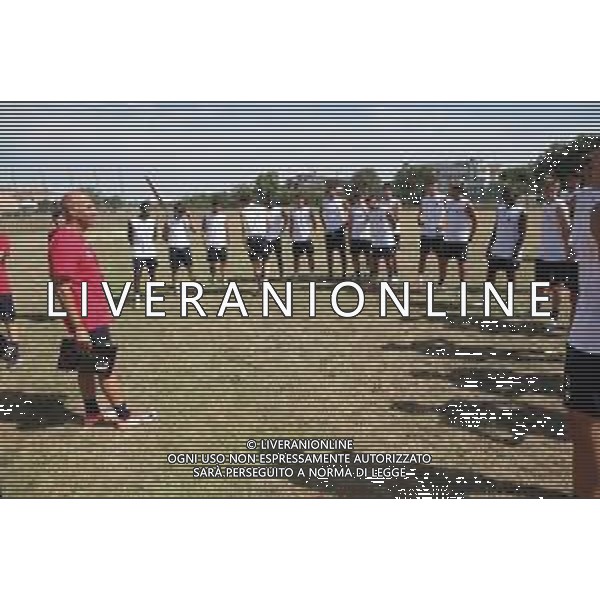 IMOLA 21 07 2025 IMOLESE CALCIO PRIMO ALLENAMENTO STAGIONE 2025/2026 NELLA FOTO PRIMO DISCORSO ALLA SQUADRA DELL\'ALLENATORE IVAN MARCELO POTEPAN ©SANNA - AGENZIA ALDO LIVERANI SAS