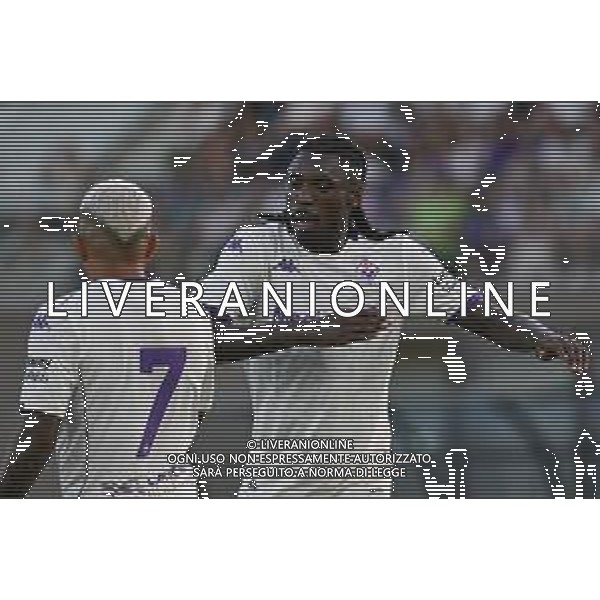 TVLS - Amichevole precampionato Fiorentina-Fiorentina Primavera, Viola Park Firenze 20.07.2025 nella foto Esultanza Dodò con Moise Kean ©TVLS Lisa Guglielmi / Agenzia Aldo Liverani Sas- AGENZIA ALDO LIVERANI SAS
