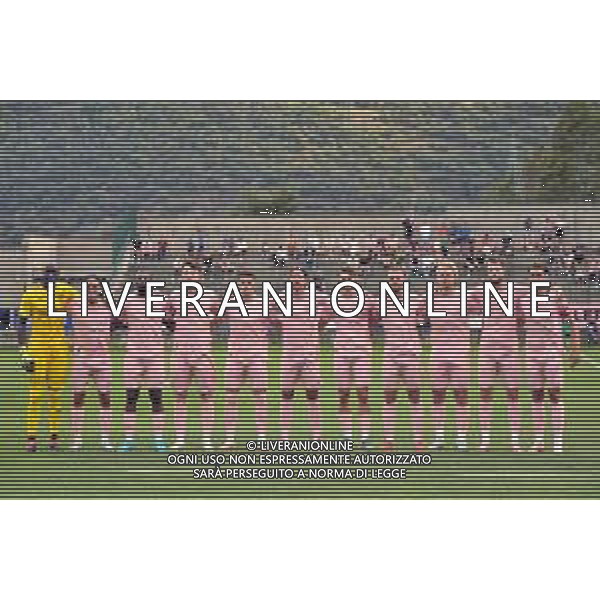 Chatillon (Ao) 20.07.2025 Stadio Brunod @Manuela Viganti /Ag. Aldo Liverani sas Amichevole Pre Campionato Serie B Palermo Fc vs Fc Paradiso Stagione2025/2026 Nella foto: la formazione del palermo ©VIGANTI - AGENZIA ALDO LIVERANI SAS