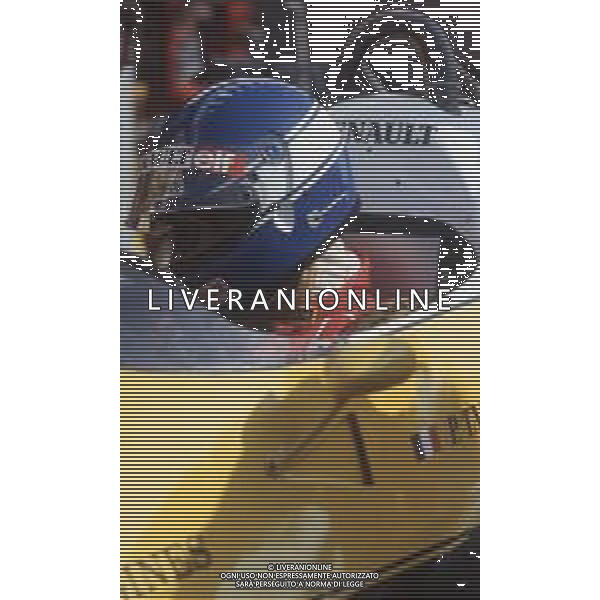 DIAP-RETROSPETTIVA PATRICK TAMBAY PILOTA F1 NELLA FOTO PATRICK TAMBAY NELL\'ANNO 1983 AG ALDO LIVERANI SAS