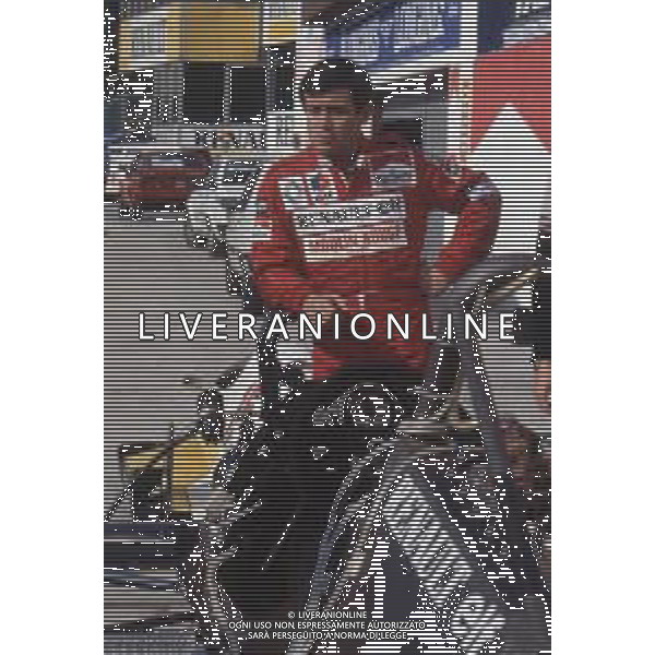 DIAP-RETROSPETTIVA PATRICK TAMBAY PILOTA F1 NELLA FOTO PATRICK TAMBAY NELL\'ANNO 1983 AG ALDO LIVERANI SAS