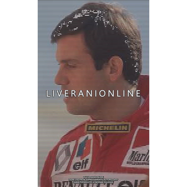 DIAP-RETROSPETTIVA PATRICK TAMBAY PILOTA F1 NELLA FOTO PATRICK TAMBAY NELL\'ANNO 1983 AG ALDO LIVERANI SAS