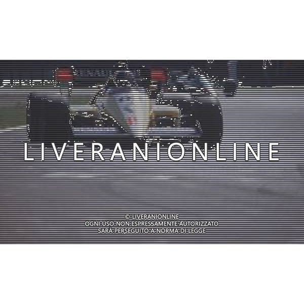 DIAP-RETROSPETTIVA PATRICK TAMBAY PILOTA F1 NELLA FOTO PATRICK TAMBAY NELL\'ANNO 1984 AG ALDO LIVERANI SAS