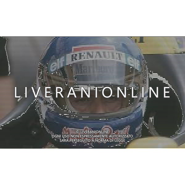 DIAP-RETROSPETTIVA PATRICK TAMBAY PILOTA F1 NELLA FOTO PATRICK TAMBAY NELL\'ANNO 1984 AG ALDO LIVERANI SAS