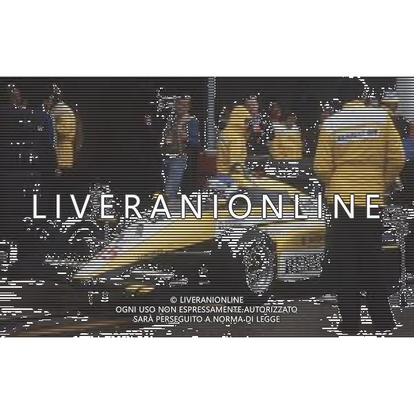 DIAP-RETROSPETTIVA PATRICK TAMBAY PILOTA F1 NELLA FOTO PATRICK TAMBAY NELL\'ANNO 1984 AG ALDO LIVERANI SAS