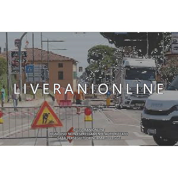 IMOLA 22 07 2025 VIA SELICE CHIUSA PER I LAVORI ALTEZZA DA SACMI FINO SUPERMERCATO ALDI ©SANNA - AGENZIA ALDO LIVERANI SAS