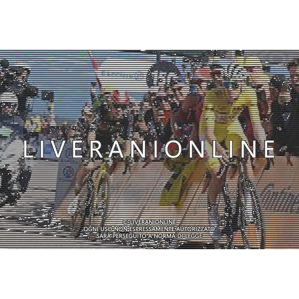 22-07-2025 Tour De France; Tappa 16 Montpellier - Le Mont Ventoux; 2025, Uae Team Emirates - Xrg; 2025, Visma - Lease A Bike; Pogacar, Tadej; Vingegaard, Jonas; Le Mont Ventoux; ©SIROTTI - AGENZIA ALDO LIVERANI SAS