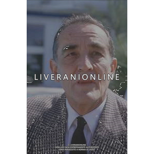 DIAP-RETROSPETTIVA VITTORIO GASSMAN ATTORE NELLA FOTO VITTORIO GASSMAN A CANNES NELL\'ANNO 1987 AG ALDO LIVERANI SAS