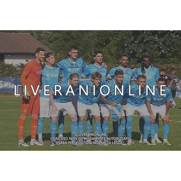 NAPOLI AREZZO AMICHEVOLE PRECAMPIONATO DIMARO 22.07.2025 NELLA FOTO: SQUADRA NAPOLI FORMAZIONE FOTO MOSCA/AG. ALDO LIVERANI