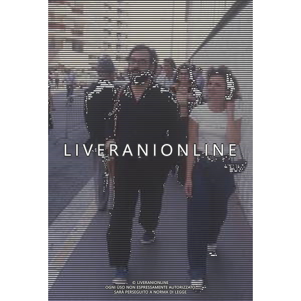 DIAP-RETROSPETTIVA FRANCIS FORD COPPOLA REGISTA NELLA FOTO FRANCIS FORD COPPOLA A CANNES NELL\'ANNO 1980 AG ADO LIVERANI SAS
