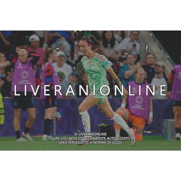 TVEM July 22, 2025 Geneva, Switzerland - England vs Italy - Women\'s UEFA Euro 2025 - Stade de Geneve. In the pic: Barbara Bonansea of Italy celebrates after scoring a goal ©TVEM Emmanuele Mastrodonato - AGENZIA ALDO LIVERANI SAS
