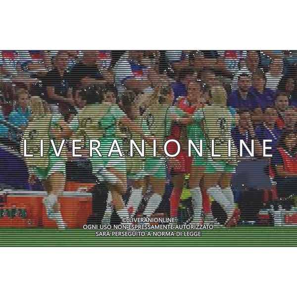 TVEM July 22, 2025 Geneva, Switzerland - England vs Italy - Women\'s UEFA Euro 2025 - Stade de Geneve. In the pic: Barbara Bonansea of Italy celebrates after scoring a goal with teammates ©TVEM Emmanuele Mastrodonato - AGENZIA ALDO LIVERANI SAS