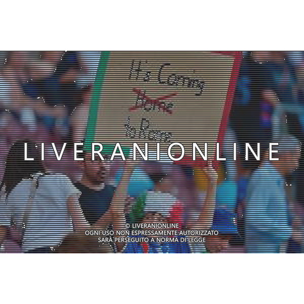 TVEM July 22, 2025 Geneva, Switzerland - England vs Italy - Women\'s UEFA Euro 2025 - Stade de Geneve. In the pic: Supporters of Italy ©TVEM Emmanuele Mastrodonato - AGENZIA ALDO LIVERANI SAS