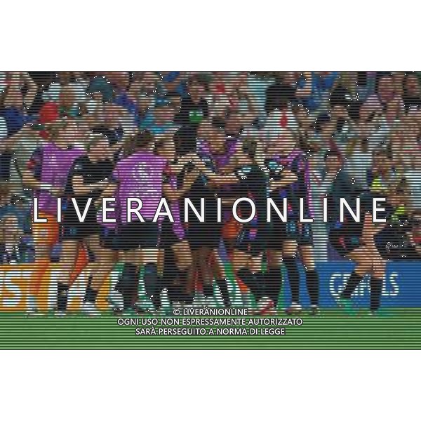 TVEM July 22, 2025 Geneva, Switzerland - England vs Italy - Women\'s UEFA Euro 2025 - Stade de Geneve. In the pic: Michelle Agyemang of England celebrates after scoring a goal with teammates ©TVEM Emmanuele Mastrodonato - AGENZIA ALDO LIVERANI SAS