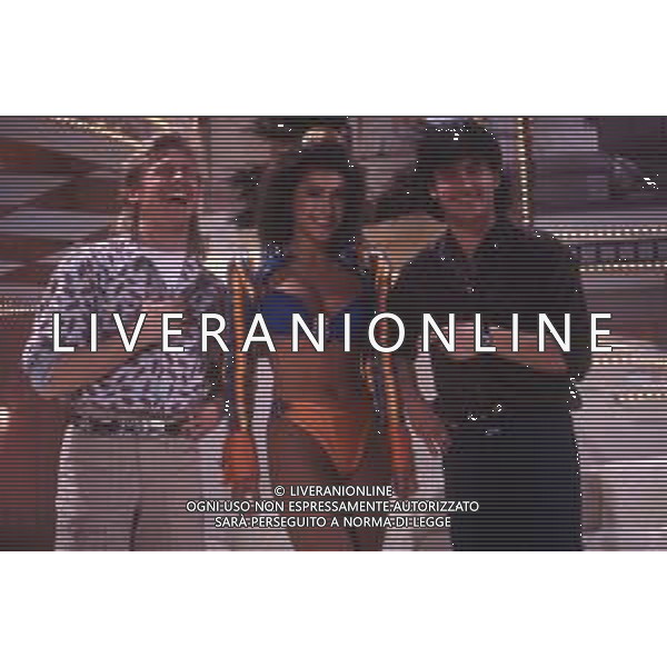 DIAP-RETROSPETTIVA SABRINA SALERNO CANTANE E ATTRICE NELLA FOTO SABRINA SALERNO NELLA TRASMISSIONE “GRAND HOTEL“ NELL\'ANNO 1983 AG ALDO LIVERANI SAS