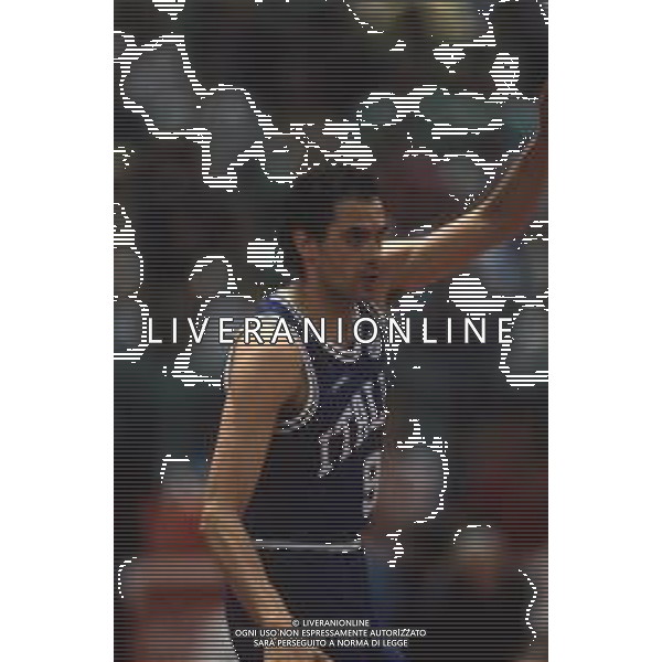 DIAP-RETROSPETTIVA ROBERTO BRUNAMONTI BASKET NELLA FOTO ROBERTO BRUNAMONTI CON LA MAGLIA DELLA NAZIONALE ITALIANA AG ALDO LIVERANI SAS