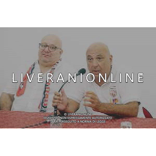 IMOLA 22 07 2025 CONFERENZA STAMPA NUOVA SOCIETA\' ANDREA COSTA BASKET NELLA FOTO DA DESTRA EDOARDO CORVINELLI E SALVATORE GRAVINA PRESIDENTE UP ©SANNA - AGENZIA ALDO LIVERANI SAS