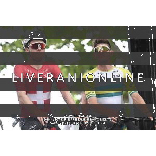 23-07-2025 Tour De France; Tappa 17 Bollene - Valence; 2025, Jayco - Alula; Schmid, Mauro; Durbridge, Luke; Bollene; ©SIROTTI - AGENZIA ALDO LIVERANI SAS