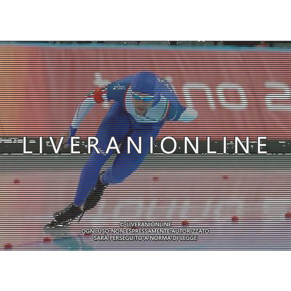 TORINO 11/02/2006 XX OLIMPIADI INVERNALI TORINO 2006 PATTINAGGIO VELOCITA\' 5.000 PISTA LUNGA NELLA FOTO SANFRATELLO IPPOLITO PH GIGI ARCAINI/AG.ALDO LIVERANI