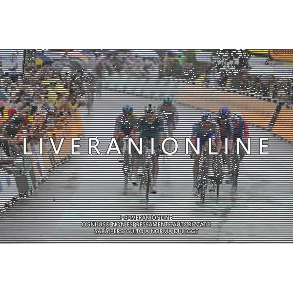 23-07-2025 Tour De France; Tappa 17 Bollene - Valence; 2025, Lidl - Trek; 2025, Red Bull - Bora Hansgrohe; Milan, Jonathan; Meeus, Jordi; Valence; ©SIROTTI - AGENZIA ALDO LIVERANI SAS