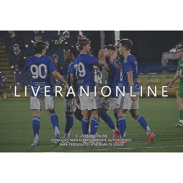 TVRG Como vs Al-Ahli nella foto giocatori Como esultanza dopo il gol del 3 a 1 Como 23-07-2025 Stadio Giuseppe Sinigaglia Semifinale torneo Como Cup - amichevole precampionato foto Roberto Garavaglia/Agenzia Aldo Liverani sas
