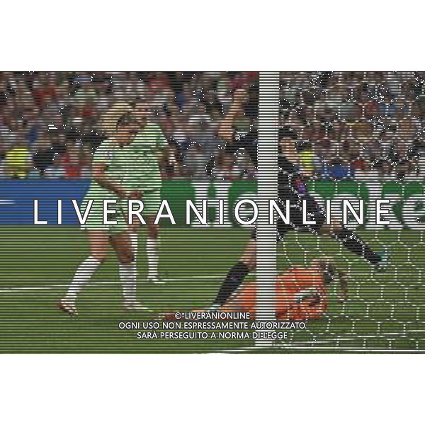 TVRG Inghilterra vs Italia nella foto sull\'1 a 0 Italia Emma Severini (Italia) occasione da gol fallita Ginevra (SVI) 22-07-2025 Stadio di Ginevra Inghilterra vs Italia Semifinale Campionati Europei femminili UEFA Euro 2025 foto Roberto Garavaglia/Agenzia Aldo Liverani sas
