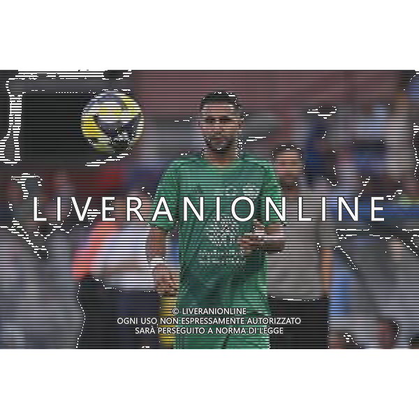 TVRG Como vs Al-Ahli nella foto Riyad Mahrez (Al-Ahli) Como 23-07-2025 Stadio Giuseppe Sinigaglia Semifinale torneo Como Cup - amichevole precampionato foto Roberto Garavaglia/Agenzia Aldo Liverani sas