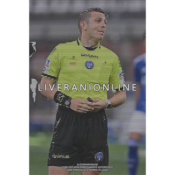 TVRG Como vs Al-Ahli nella foto l\'arbitro Andrea Calzavara di Varese Como 23-07-2025 Stadio Giuseppe Sinigaglia Semifinale torneo Como Cup - amichevole precampionato foto Roberto Garavaglia/Agenzia Aldo Liverani sas