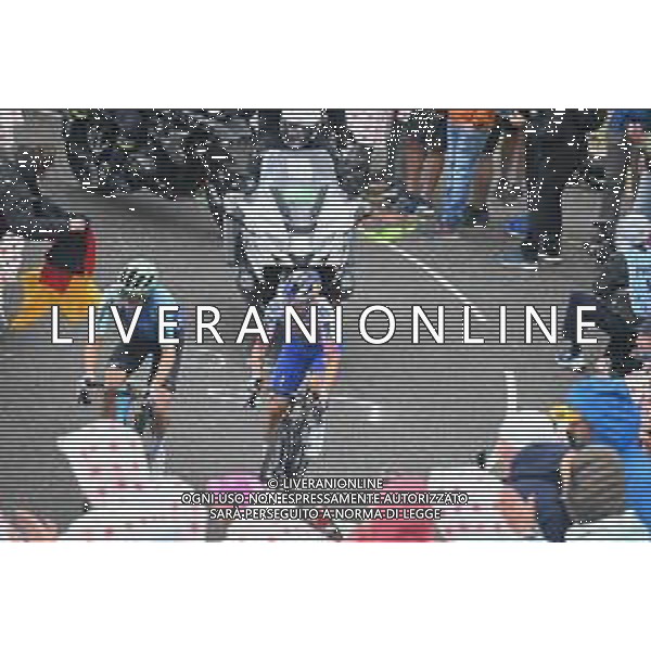 24-07-2025 Tour De France; Tappa 18 Vif - Col De La Loze; 2025, Decathlon - Ag2r La Mondiale; 2025, Red Bull - Bora Hansgrohe; Gall, Felix; Roglic, Primoz; Col De La Loze; ©SIROTTI - AGENZIA ALDO LIVERANI SAS
