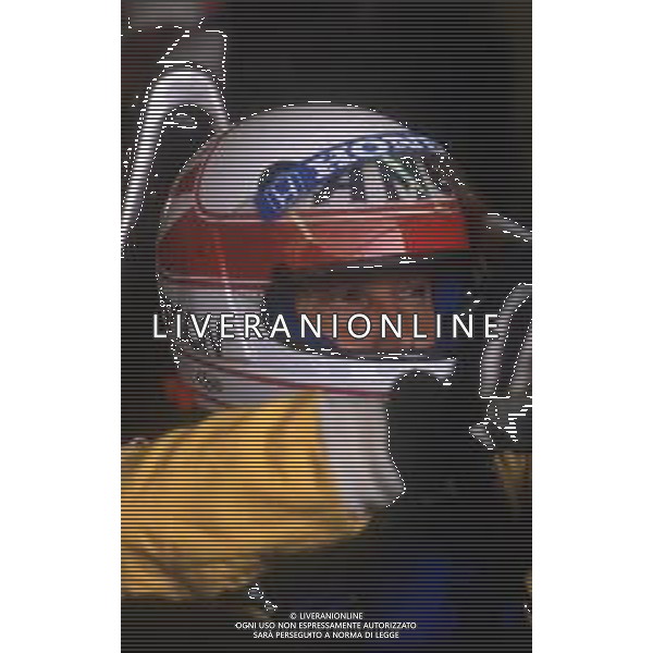 DIAP-RETROSPETTIVA SATORU NAKAJIMA PILOTA F1 NELLA FOTO SATORU NAKAJIMA NELL\'ANNO 1987 AG CONTROLUCE-AG ALDO LIVERANI SAS