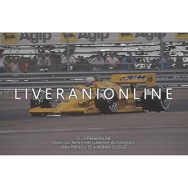 DIAP-RETROSPETTIVA SATORU NAKAJIMA PILOTA F1 NELLA FOTO SATORU NAKAJIMA NELL\'ANNO 1987 AG CONTROLUCE-AG ALDO LIVERANI SAS