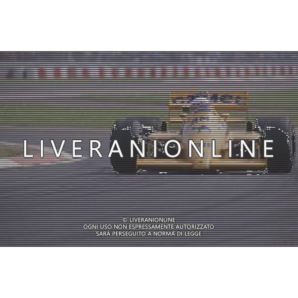DIAP-RETROSPETTIVA SATORU NAKAJIMA PILOTA F1 NELLA FOTO SATORU NAKAJIMA NELL\'ANNO 1987 AG CONTROLUCE-AG ALDO LIVERANI SAS