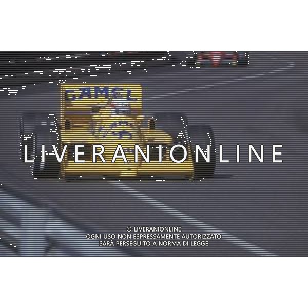 DIAP-RETROSPETTIVA SATORU NAKAJIMA PILOTA F1 NELLA FOTO SATORU NAKAJIMA NELL\'ANNO 1987 AG CONTROLUCE-AG ALDO LIVERANI SAS