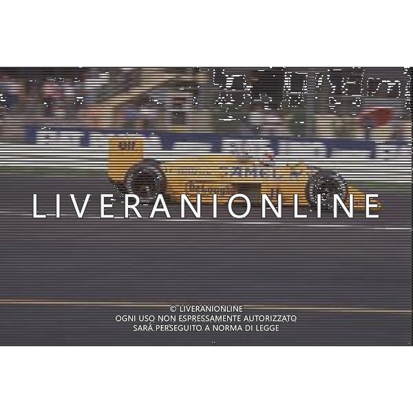 DIAP-RETROSPETTIVA SATORU NAKAJIMA PILOTA F1 NELLA FOTO SATORU NAKAJIMA NELL\'ANNO 1987 AG CONTROLUCE-AG ALDO LIVERANI SAS