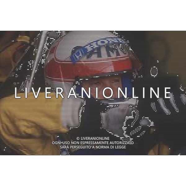DIAP-RETROSPETTIVA SATORU NAKAJIMA PILOTA F1 NELLA FOTO SATORU NAKAJIMA NELL\'ANNO 1987 AG CONTROLUCE-AG ALDO LIVERANI SAS