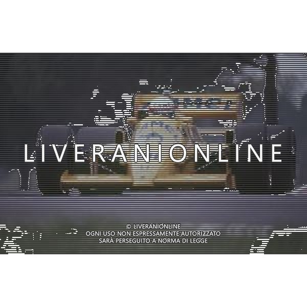 DIAP-RETROSPETTIVA SATORU NAKAJIMA PILOTA F1 NELLA FOTO SATORU NAKAJIMA NELL\'ANNO 1987 AG CONTROLUCE-AG ALDO LIVERANI SAS