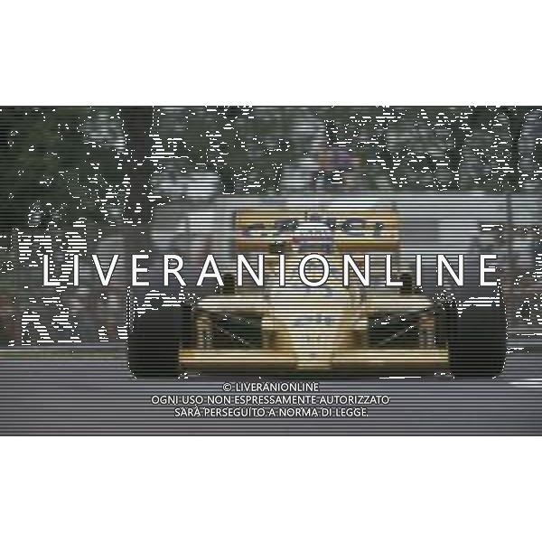 DIAP-RETROSPETTIVA SATORU NAKAJIMA PILOTA F1 NELLA FOTO SATORU NAKAJIMA NELL\'ANNO 1987 AG CONTROLUCE-AG ALDO LIVERANI SAS