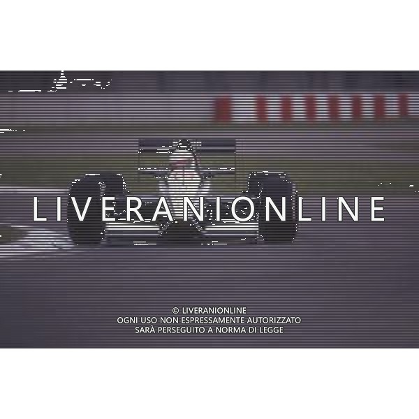 DIAP-RETROSPETTIVA SATORU NAKAJIMA PILOTA F1 NELLA FOTO SATORU NAKAJIMA NELL\'ANNO 1990 AG CONTROLUCE-AG ALDO LIVERANI SAS