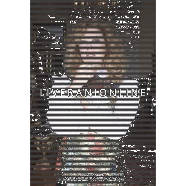 DIAP-RETROSPETTIVA VALERIA MORRICONI ATTRICE NELLA FOTO VALERIA MORRICONI NELL\'ANNO 1982 A MILANO FOTO MASSIMO BIANCHI-AG ALDO LIVERANI SAS