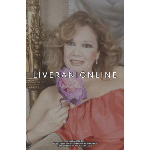DIAP-RETROSPETTIVA VALERIA MORRICONI ATTRICE NELLA FOTO VALERIA MORRICONI NELL\'ANNO 1982 A MILANO FOTO MASSIMO BIANCHI-AG ALDO LIVERANI SAS
