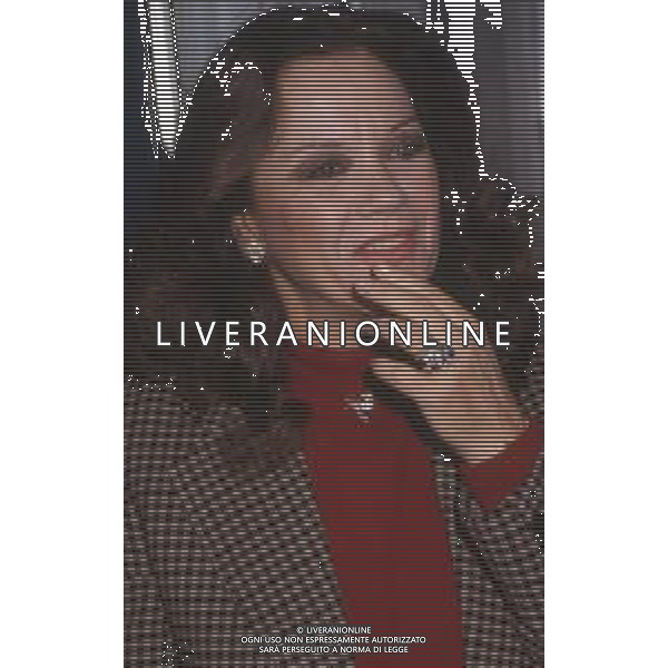 DIAP-RETROSPETTIVA VALERIA MORRICONI ATTRICE NELLA FOTO VALERIA MORRICONI NELL\'ANNO 1987 A MILANO FOTO MASSIMO BIANCHI-AG ALDO LIVERANI SAS