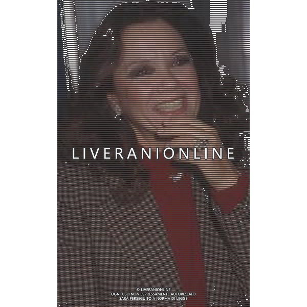 DIAP-RETROSPETTIVA VALERIA MORRICONI ATTRICE NELLA FOTO VALERIA MORRICONI NELL\'ANNO 1987 A MILANO FOTO MASSIMO BIANCHI-AG ALDO LIVERANI SAS