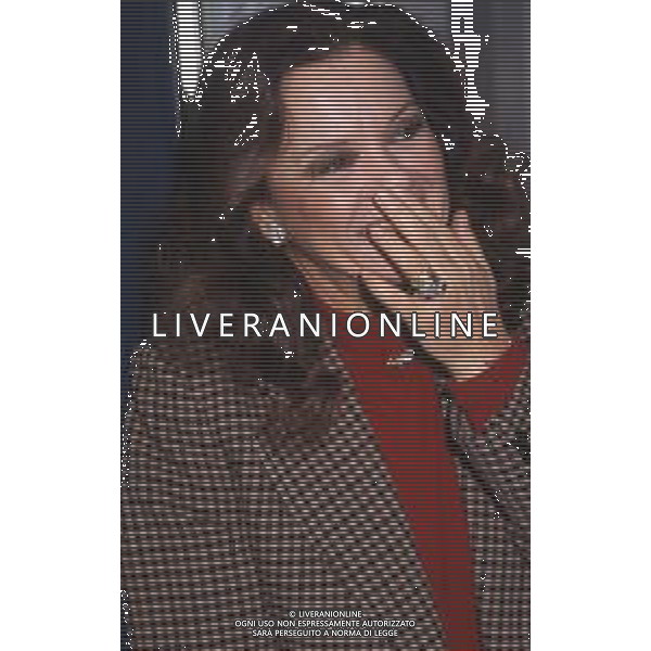 DIAP-RETROSPETTIVA VALERIA MORRICONI ATTRICE NELLA FOTO VALERIA MORRICONI NELL\'ANNO 1987 A MILANO FOTO MASSIMO BIANCHI-AG ALDO LIVERANI SAS