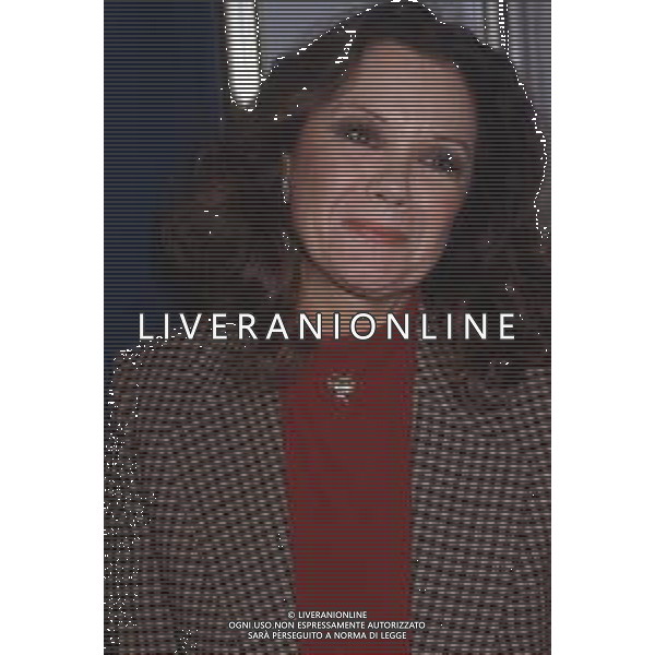 DIAP-RETROSPETTIVA VALERIA MORRICONI ATTRICE NELLA FOTO VALERIA MORRICONI NELL\'ANNO 1987 A MILANO FOTO MASSIMO BIANCHI-AG ALDO LIVERANI SAS