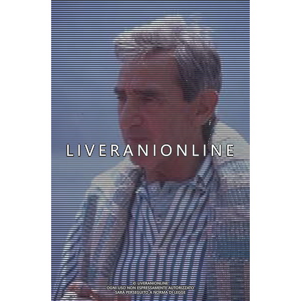 DIAP-RETROSPETTIVA WALTER CHIARI ATTORE NELLA FOTO WALTER CHIARI A CERNOBBIO NELL\'ANNO 1989 AG ALDO LIVERANI SAS