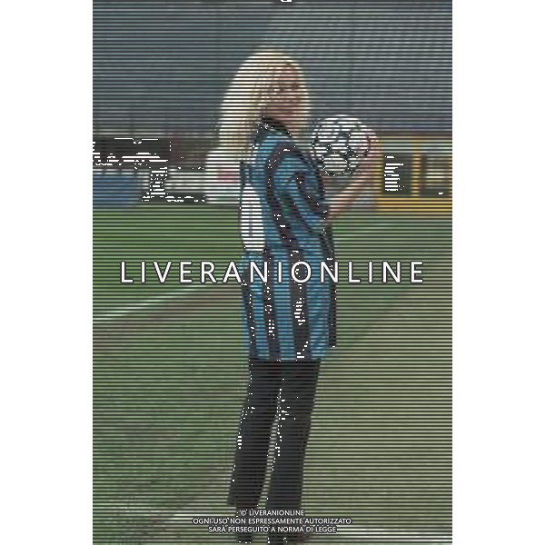 NEG COL-RETROSPETTIVA IVANA SPAGNA CANTANTE NELLA FOTO IVANA SPAGNA ALLO STADIO GIUSEPPE MEAZZA DI MILANO IL GIORNO 26-03-1998 FOTO ENRICO LIVERANI-AG ALDO LIVERANI SAS