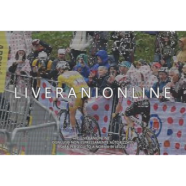 25-07-2025 Tour De France; Tappa 19 Albertville - La Plagne; 2025, Uae Team Emirates - Xrg; 2025, Visma - Lease A Bike; Pogacar, Tadej; Vingegaard, Jonas; La Plagne; ©SIROTTI - AGENZIA ALDO LIVERANI SAS