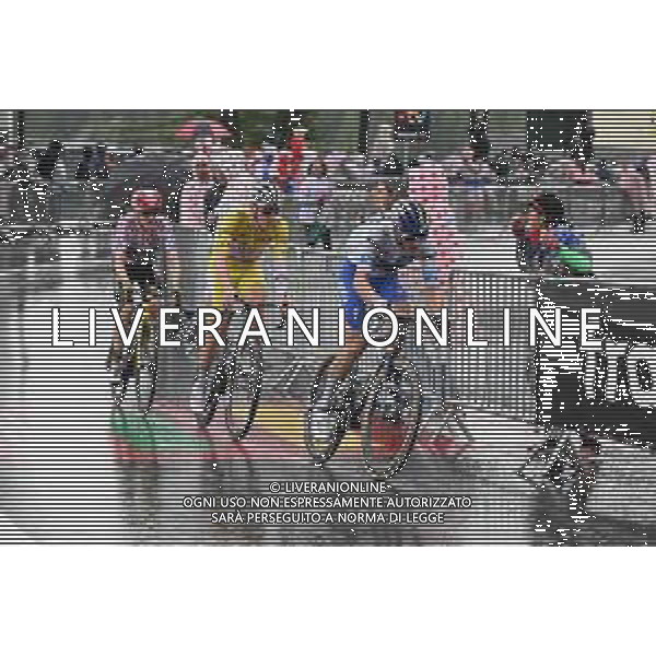 25-07-2025 Tour De France; Tappa 19 Albertville - La Plagne; 2025, Red Bull - Bora Hansgrohe; 2025, Uae Team Emirates - Xrg; 2025, Visma - Lease A Bike; Lipowitz, Florian; Pogacar, Tadej; Vingegaard, Jonas; La Plagne; ©SIROTTI - AGENZIA ALDO LIVERANI SAS