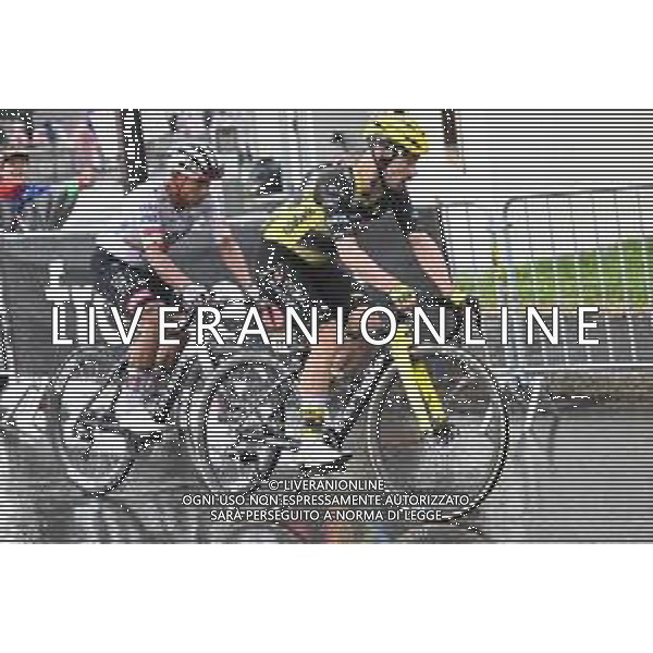 25-07-2025 Tour De France; Tappa 19 Albertville - La Plagne; 2025, Visma - Lease A Bike; 2025, Uae Team Emirates - Xrg; Campenaerts, Victor; Henao, Sergio; La Plagne; ©SIROTTI - AGENZIA ALDO LIVERANI SAS